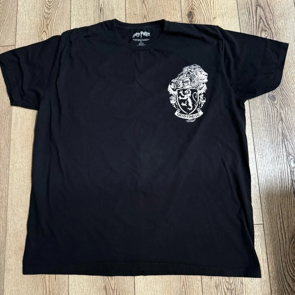 Warner Bros. Harry Potter black & white short sleeved Gryffindor T shirt 2XL. - Picture 8 of 9